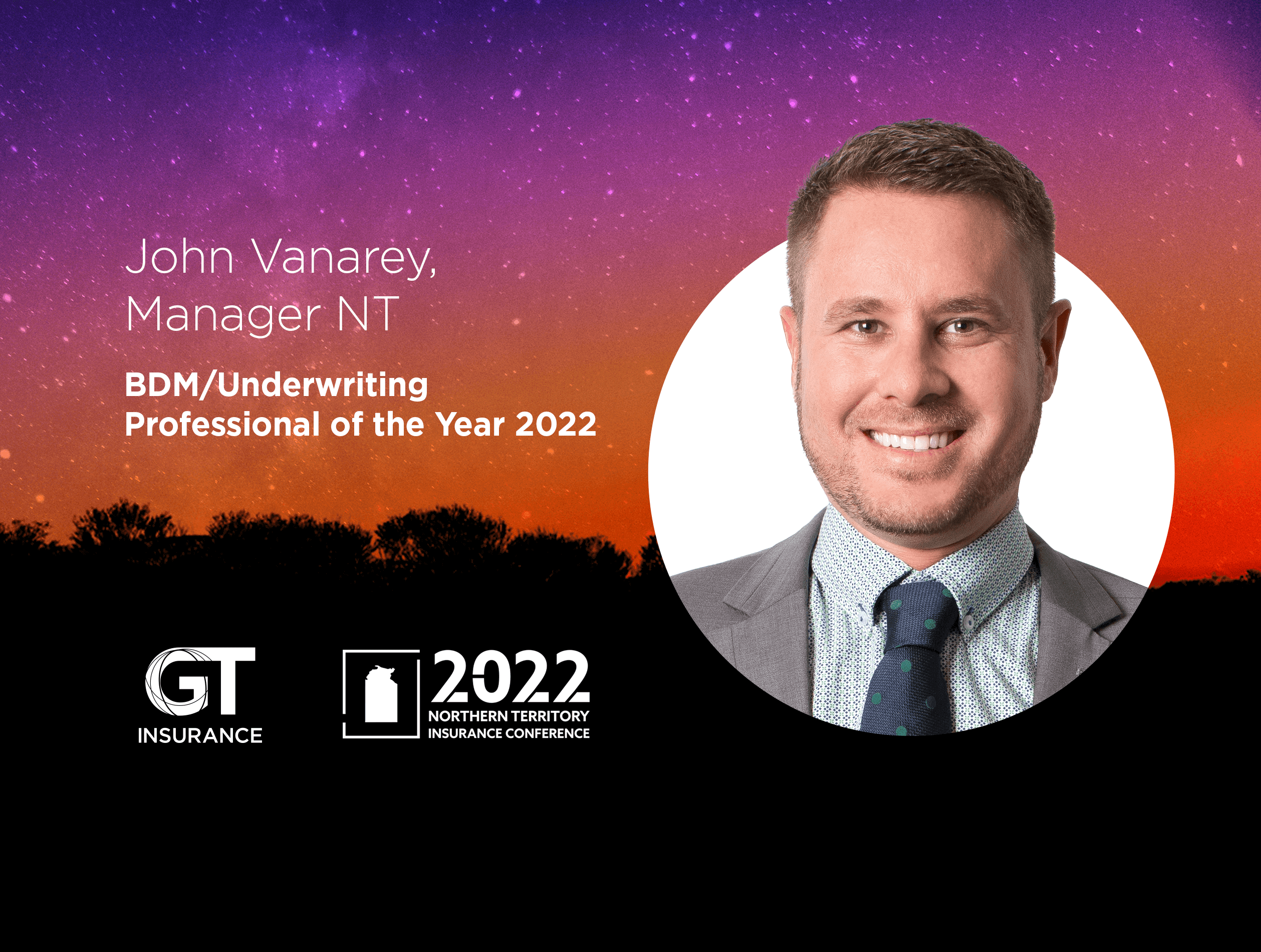 John Vanarey BDM of the Year NT 2022