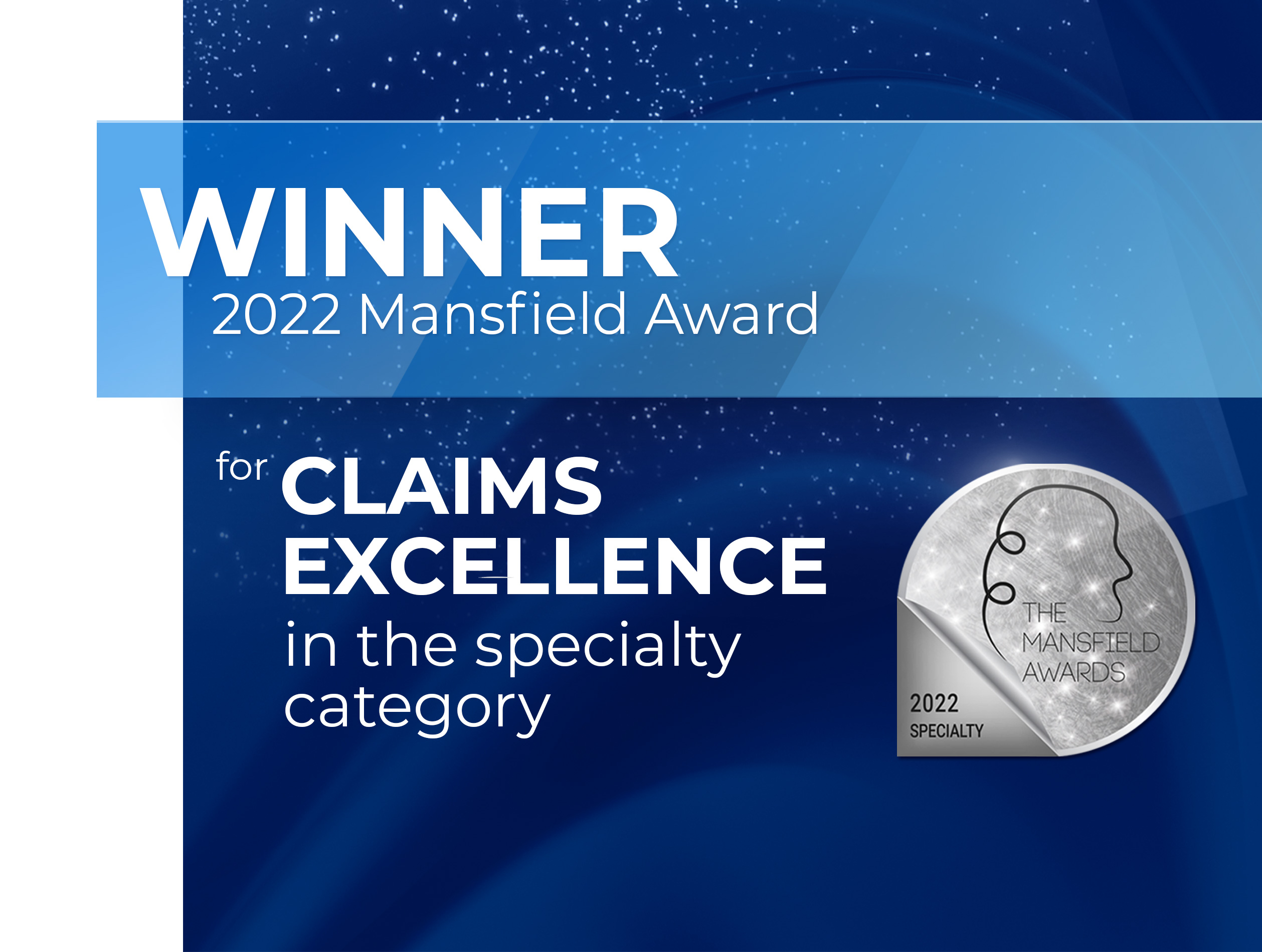 GT INSURANCE NAMED WINNER OF THE MANSFIELD AWARD 2022 IN THE SPECIALTY CATEGORY